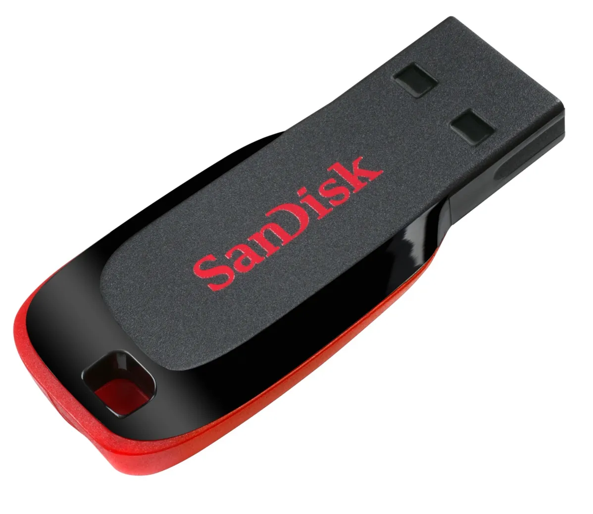 SanDisk 32GB Cruzer Blade USB 2.0 - memory stick, Black/Red