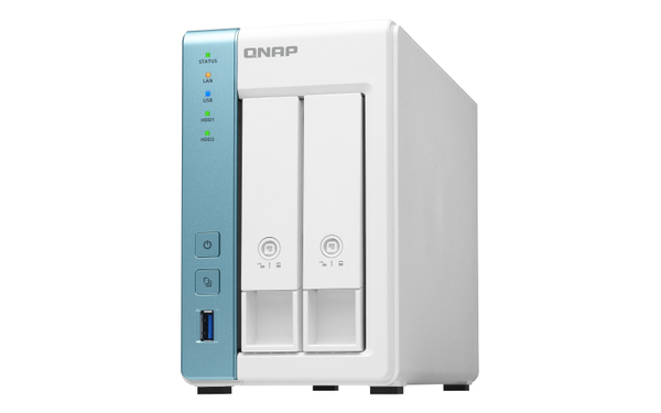 Qnap TS-231P3-4G, 2x kiintolevypaikkaa -verkkolevypalvelin