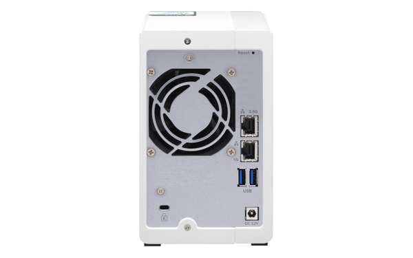 Qnap TS-231P3-4G, 2x h&aring;rdiskplatser - NAS-server