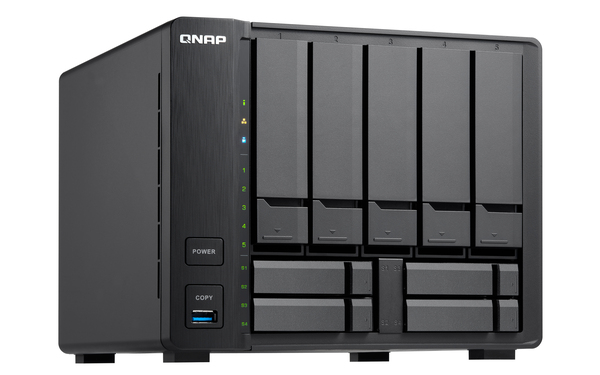 Qnap TS-963X-8G, 9x h&aring;rdiskplatser - NAS-server