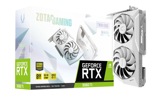 ZOTAC GAMING GeForce RTX 3060 Ti Twin Edge 8GB White Edition