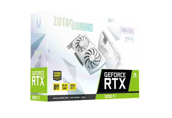 ZOTAC GAMING GeForce RTX 3060 Ti Twin Edge 8GB White Edition