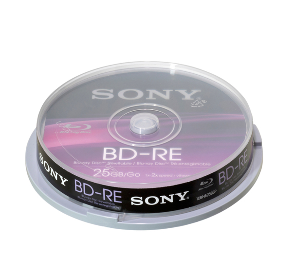 SONY 5BNR25B 5er Pack Blu-Ray Disc recordable 1-6x 25GB Jewel Case