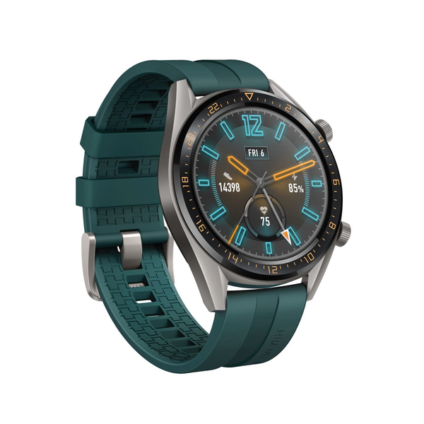 HUAWEI WATCH GT GREY WITH GREEN RUBBER STRAP