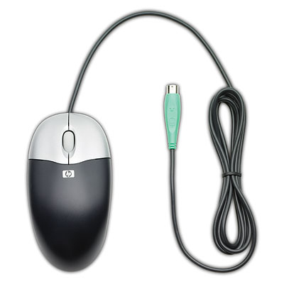 2-Button Optical Scroll Mouse PS/2 Black