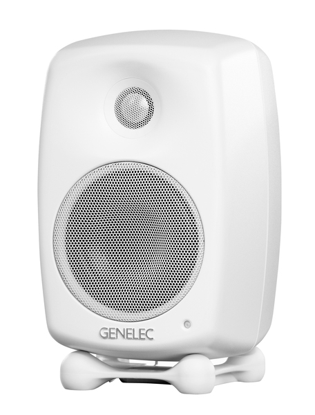 Genelec G Two 1.0 tr&aring;dbunden bokhylleh&ouml;gtalare, vit