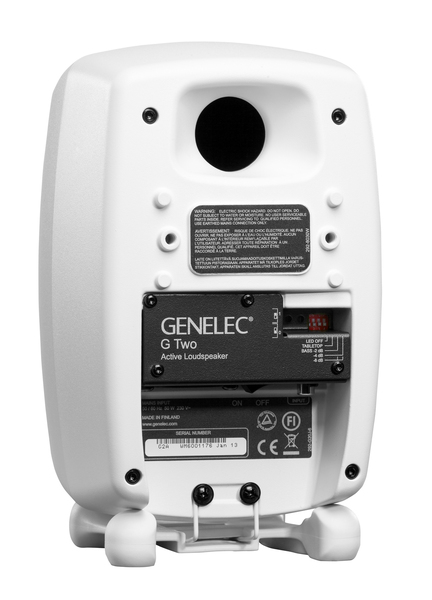 Genelec G Two 1.0 tr&aring;dbunden bokhylleh&ouml;gtalare, vit