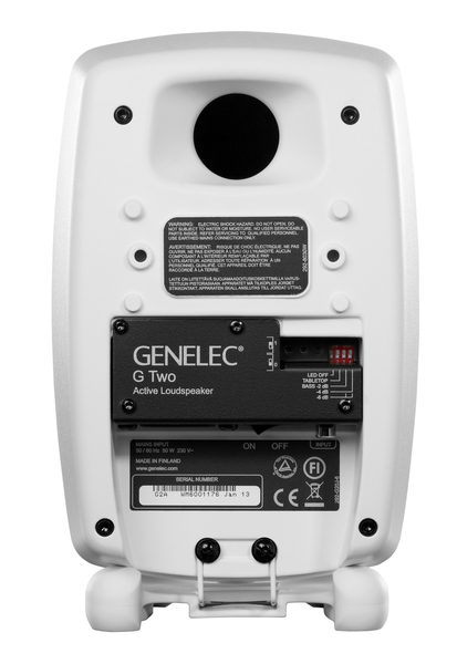 Genelec G Two 1.0 tr&aring;dbunden bokhylleh&ouml;gtalare, vit