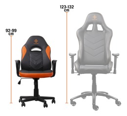 Deltaco Gaming GAM-053 - gaming chair, Black/Orange