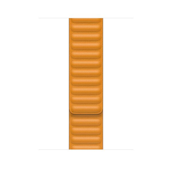Apple Watch 44mm - l&auml;derl&auml;nk, California Poppy (M/L)