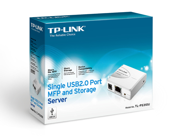 TP-LINK TL-PS310U - Tulostuspalvelin - USB 2.0 - 100Mb LAN