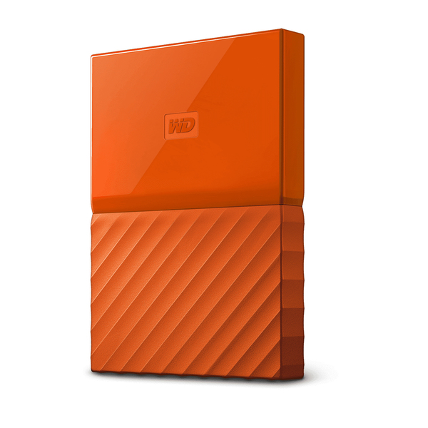 WD My Passport 4TB - External HDD, Orange