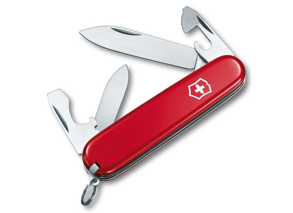 Victorinox Recruit schweizisk arm&eacute;kniv, r&ouml;d, 84 mm