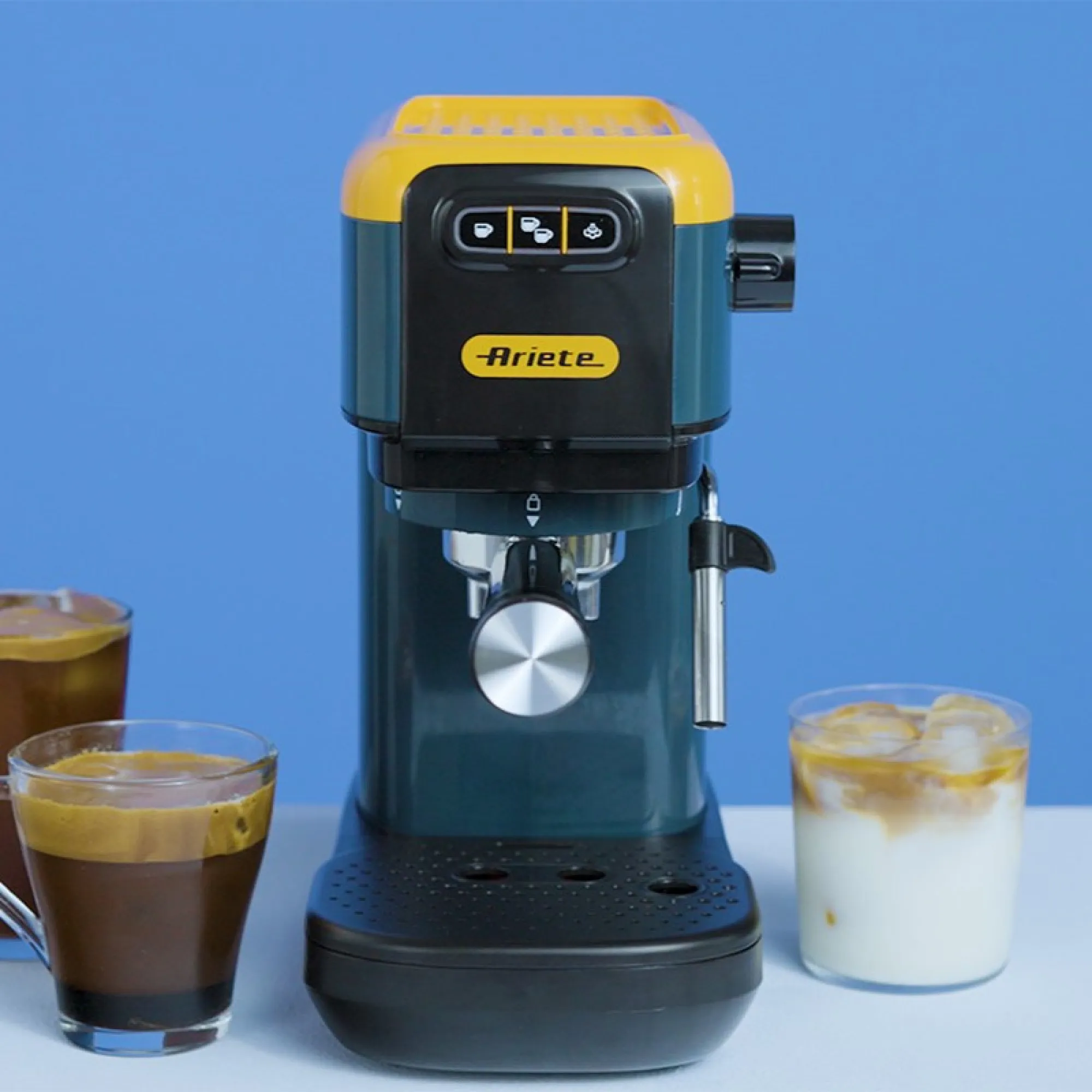 Ariete 1399 espressomaskin, gul