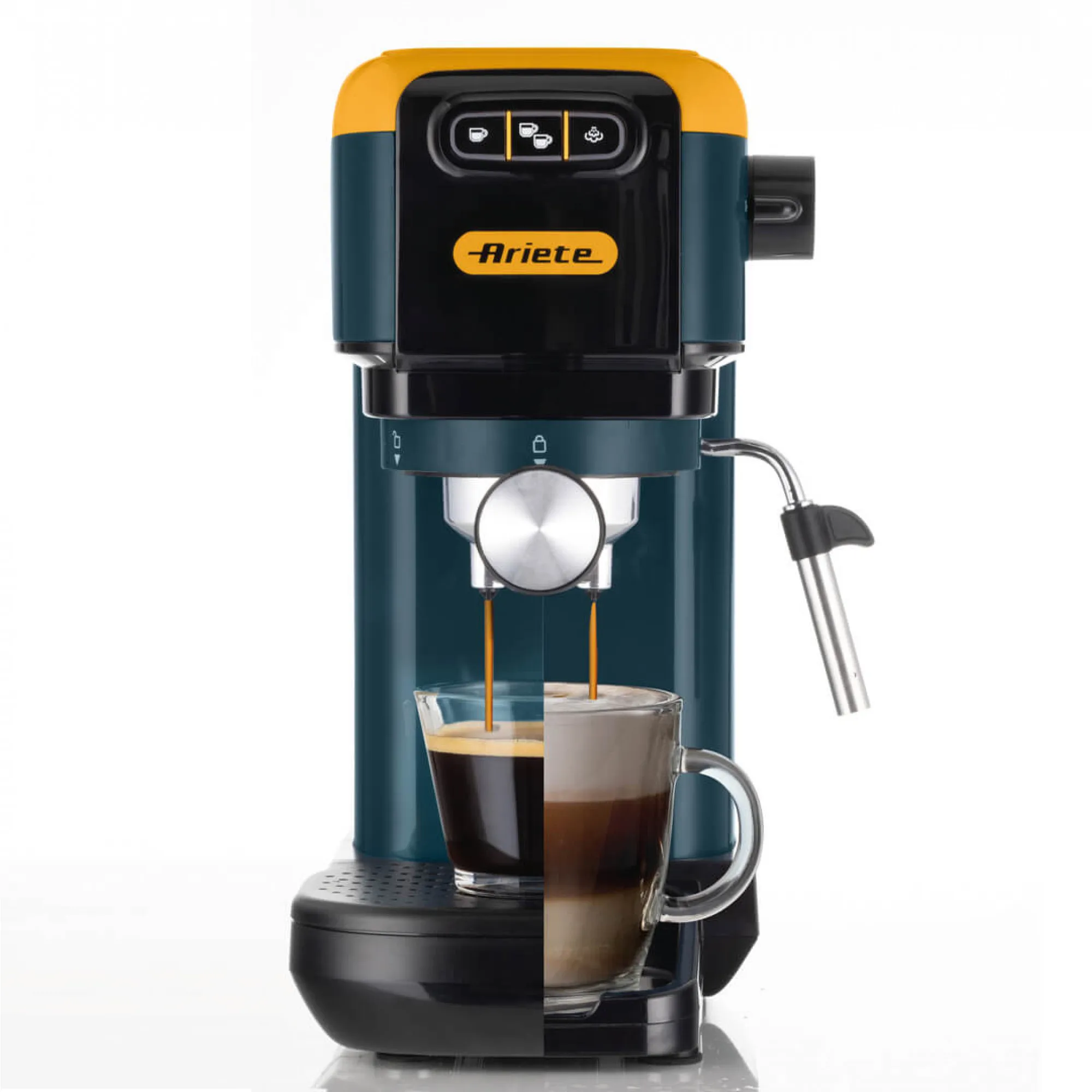 Ariete 1399 espressomaskin, gul