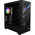 ADATA STARKER AIR BTF midi-tower chassi med f&ouml;nster och RGB-belysning, svart