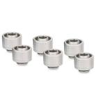 Thermal Grizzly DeltaMate ST16, Compression Fitting, 6-Pack, Matt Nickel