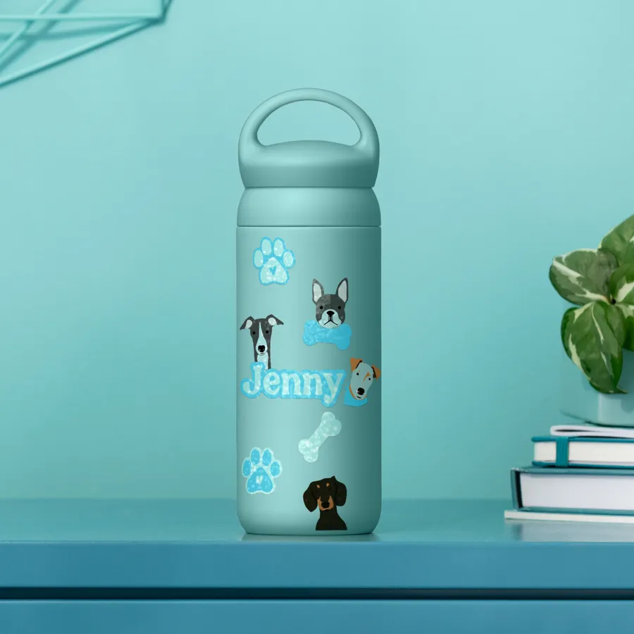 Cricut Joy Xtra Printable Waterproof Sticker set White Holographic 5-pack A4