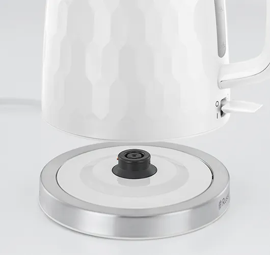 Russell Hobbs Honeycomb 2605070 - electric kettle, white, 1.7L