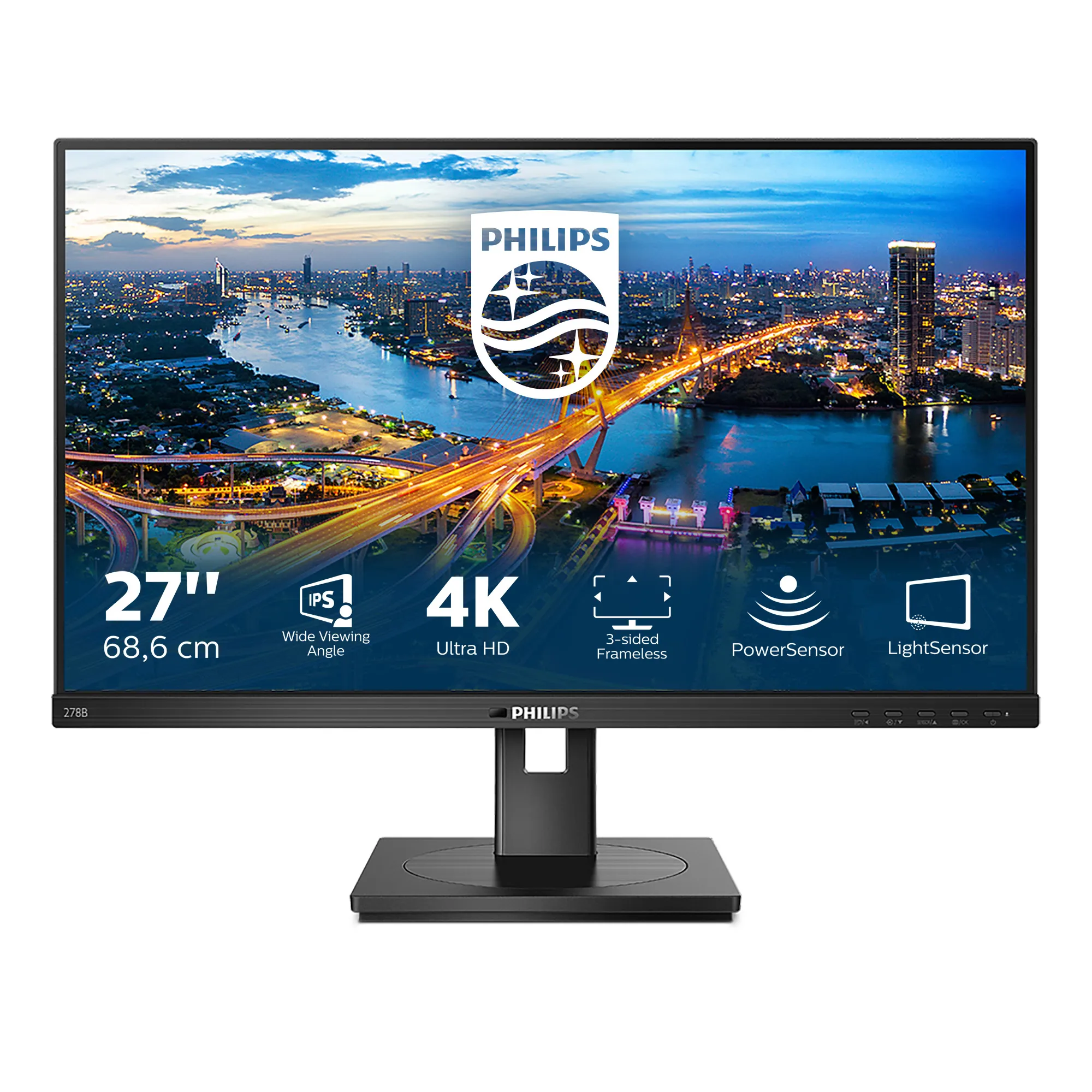PHILIPS 278B1 27&quot; UHD IPS HAS DP/HDMI