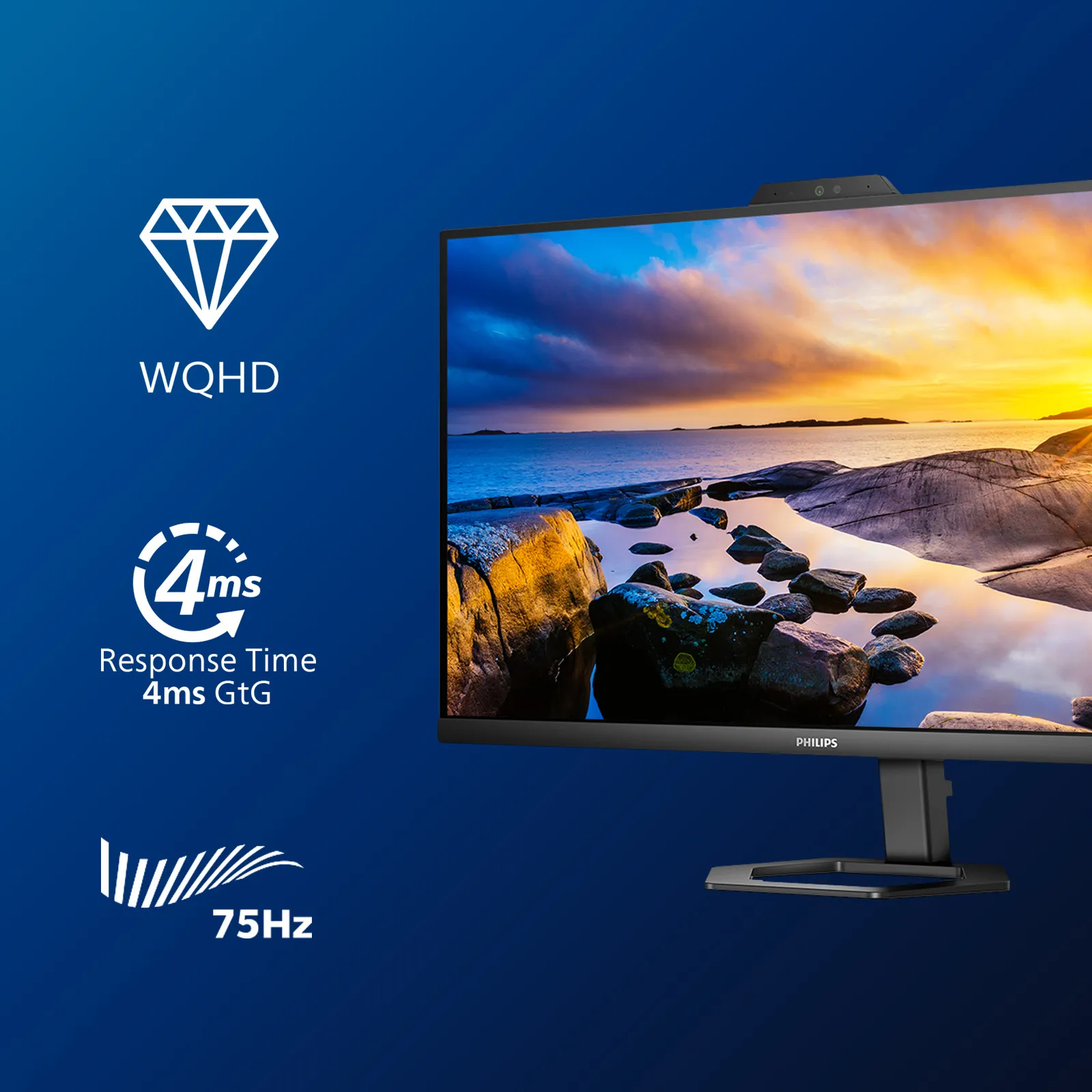 Philips 27&quot; 5000 Series 27E1N5600HE/00 QHD, USB-C, IPS - sk&auml;rm
