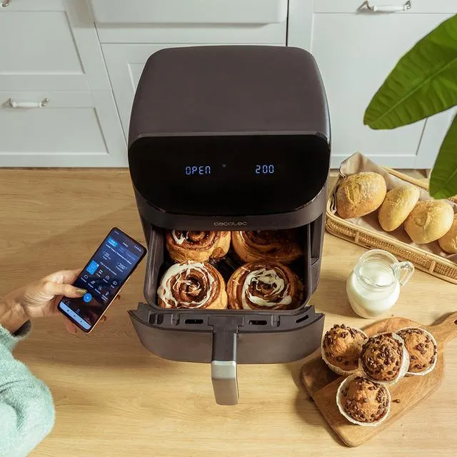CECOTEC Cecofry FoodCourt 11000 Connected C, 11L, air fryer, Black