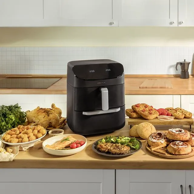 CECOTEC Cecofry FoodCourt 11000 Connected C, 11L, air fryer, Black