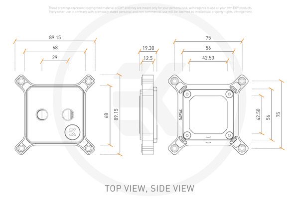 EKWB EK-Quantum Magnitude - 1700 Full Nickel, CPU cooler (nickel)