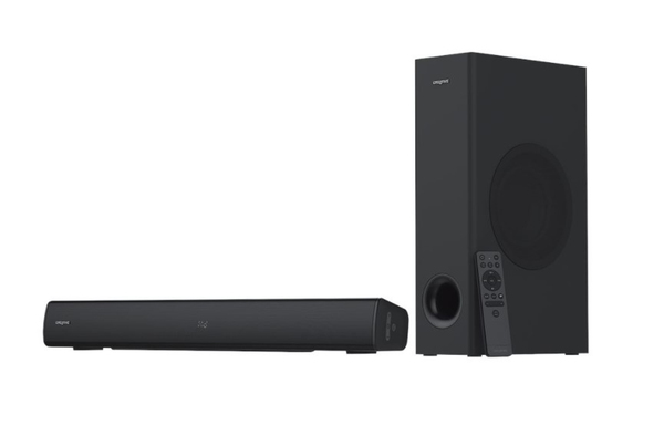 Creative Stage V2, 2.1 Soundbar and Subwoofer, Black