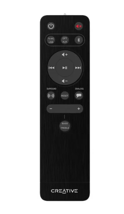 Creative Stage V2, 2.1 Soundbar and Subwoofer, Black