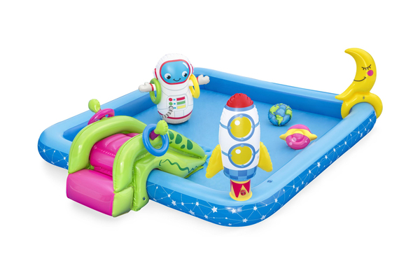 Bestway Little Astronaut Play Center -lastenallas, 2,28x2,06m