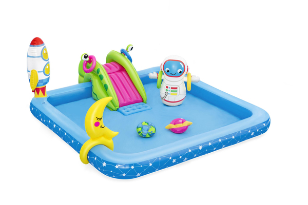 Bestway Little Astronaut Play Center -lastenallas, 2,28x2,06m