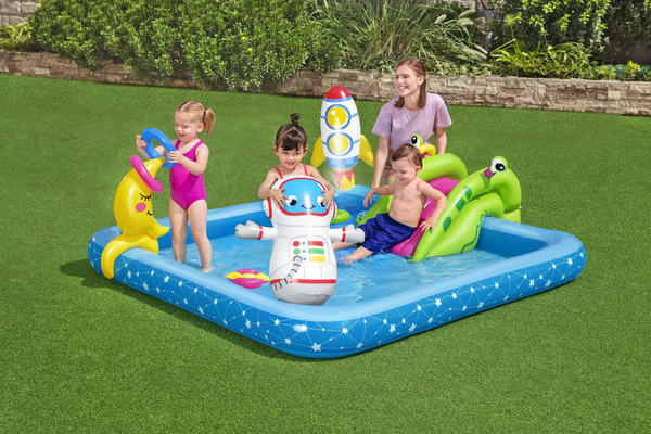 Bestway Little Astronaut Play Center -lastenallas, 2,28x2,06m