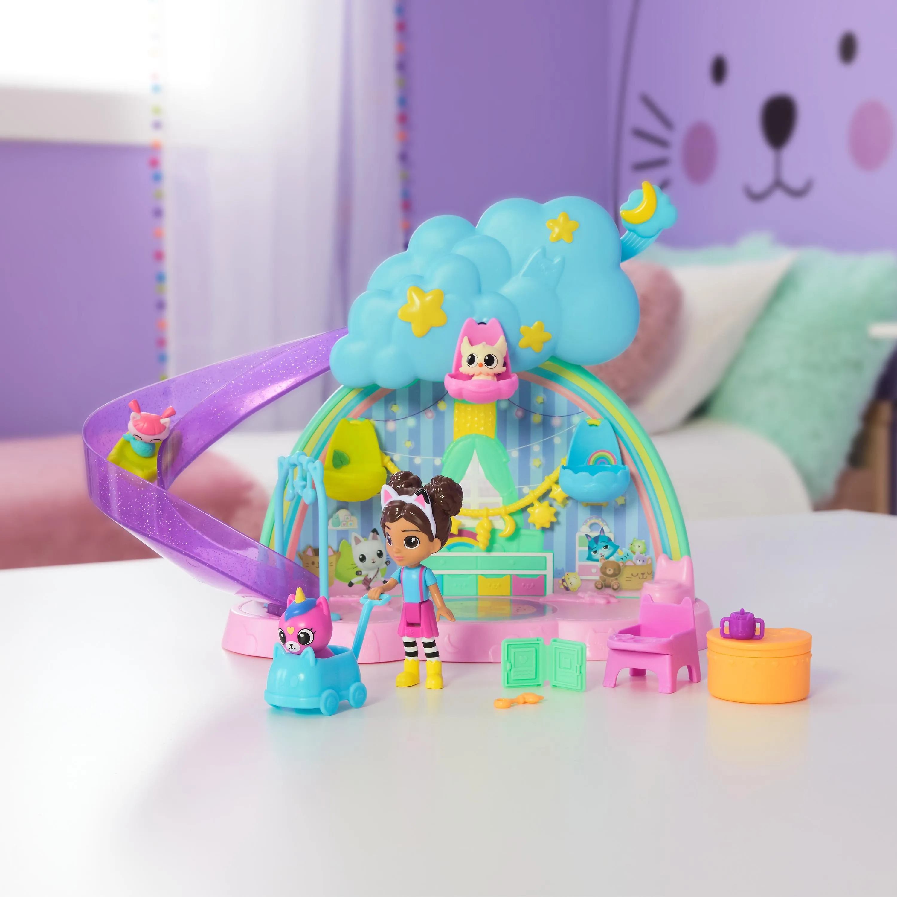 Spin Master Gabby's Dollhouse - Kitty Care Playset, Toy Figure