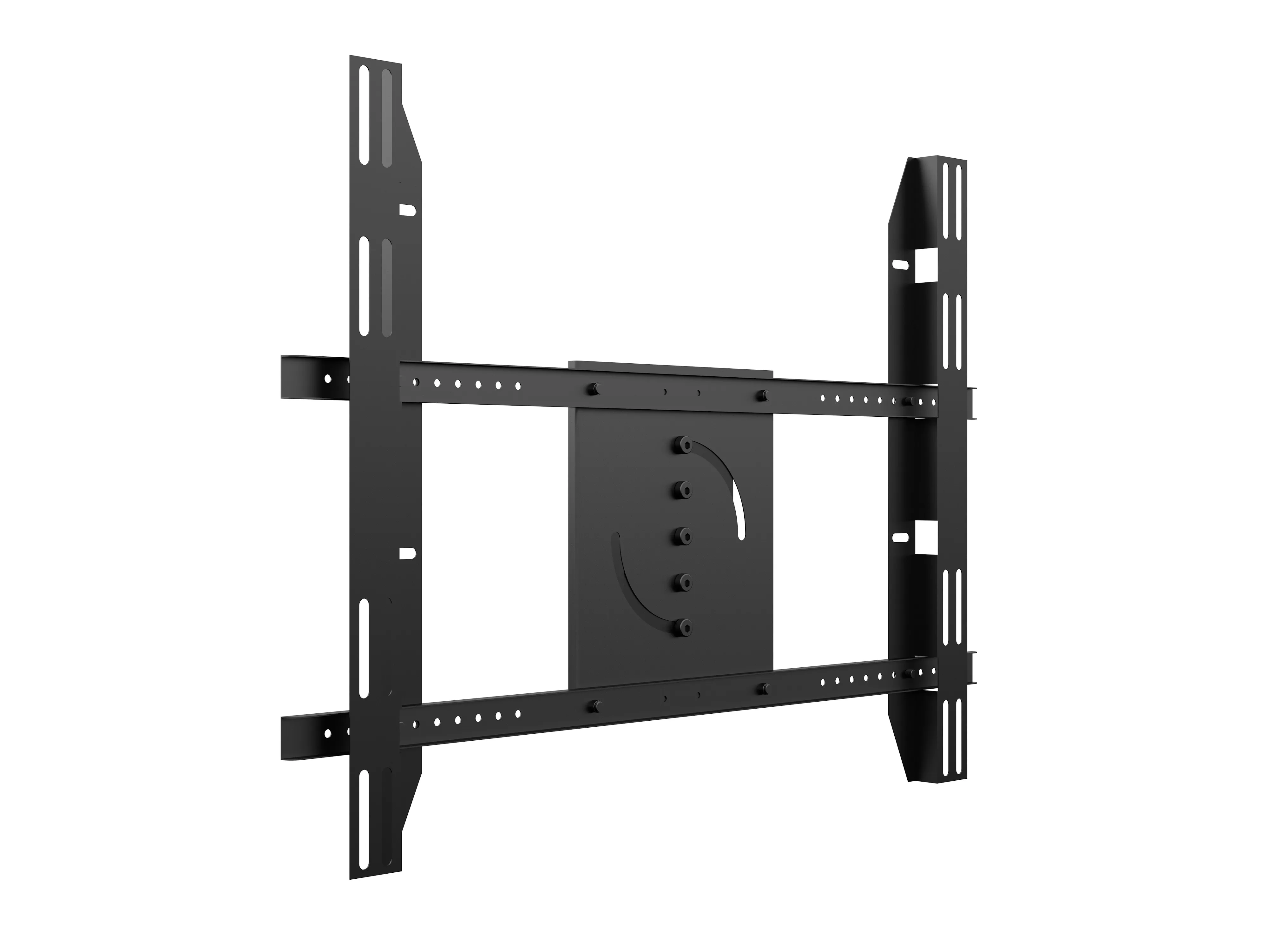 Multibrackets M Public Display Stand Single Screen Mount - Asennuskomponentti ( teline ) tuotteelle plasma / LCD / TV - ter&auml;s - musta - lattiajalustaan asennett