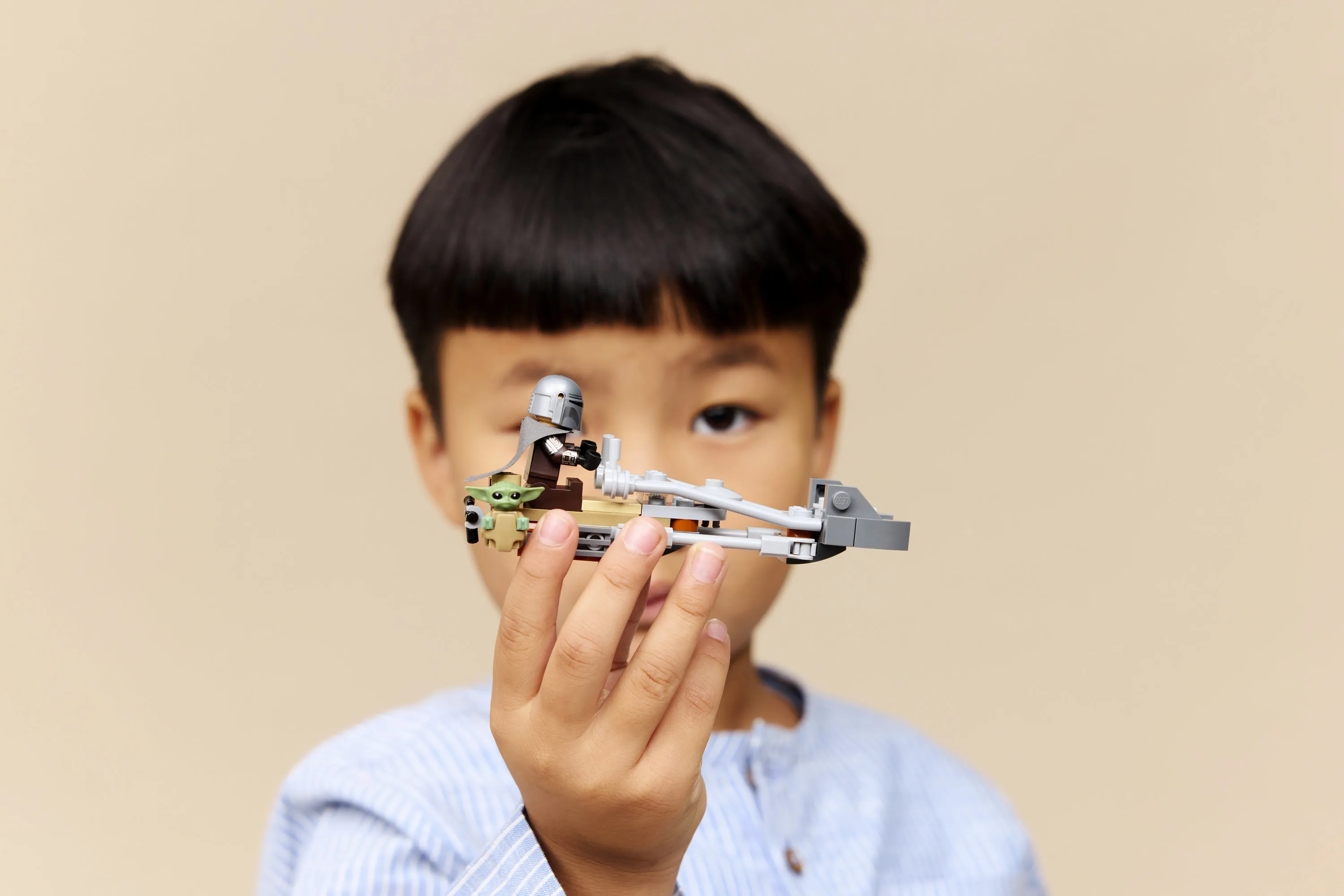 LEGO Star Wars Mandalorian och Grogu Speeder Bike 75436