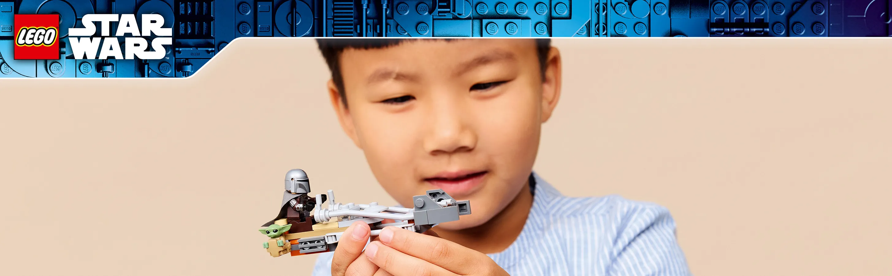 LEGO Star Wars Mandalorian och Grogu Speeder Bike 75436