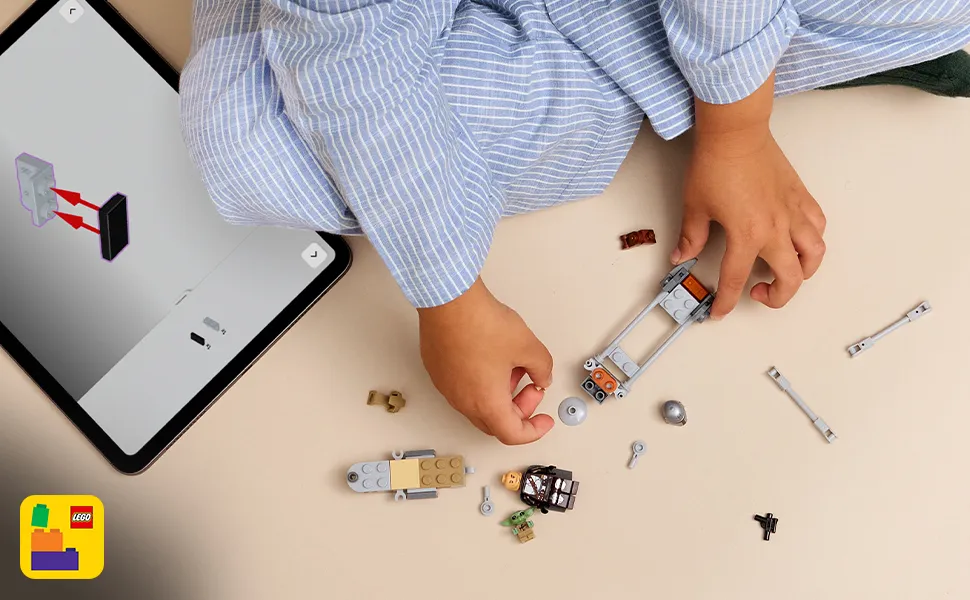 LEGO Star Wars Mandalorian och Grogu Speeder Bike 75436