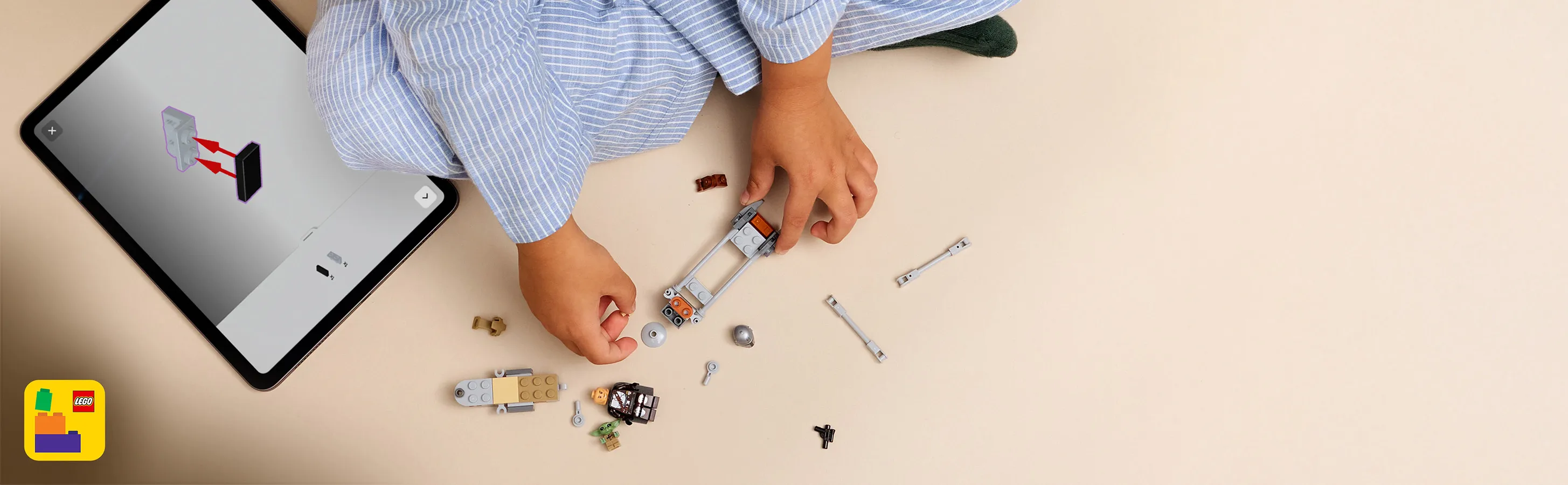 LEGO Star Wars Mandalorian och Grogu Speeder Bike 75436