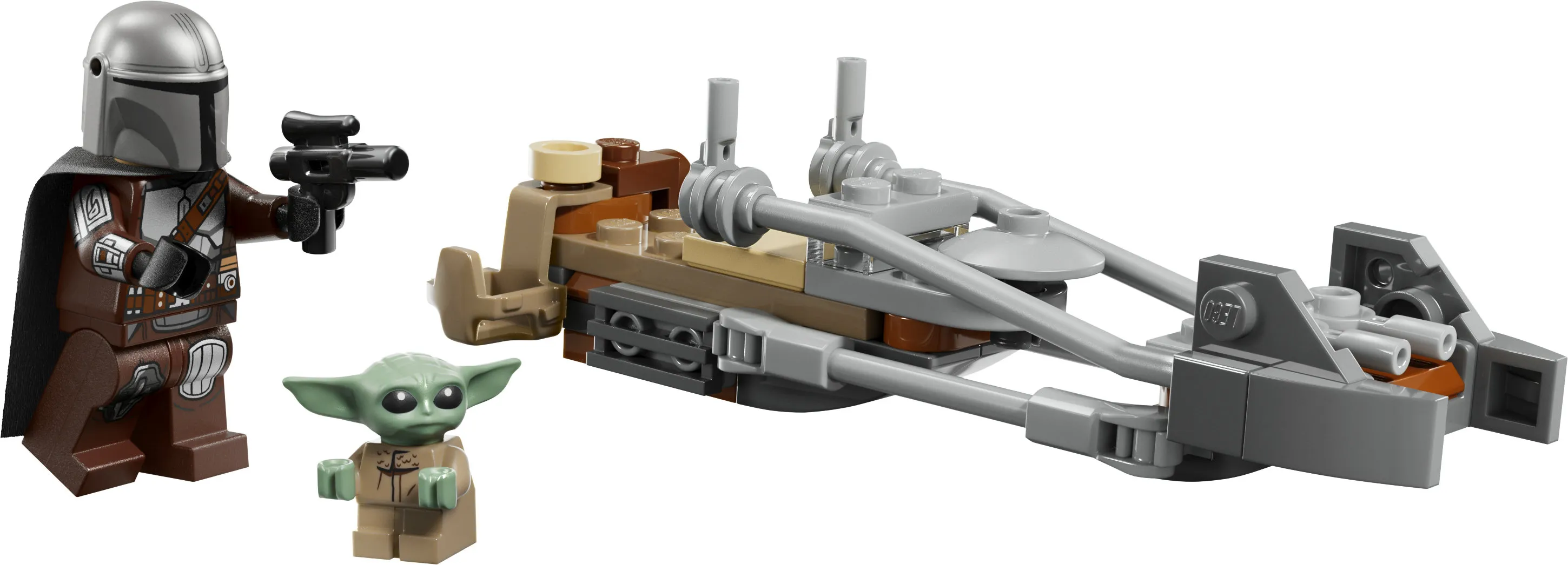 LEGO Star Wars Mandalorian och Grogu Speeder Bike 75436