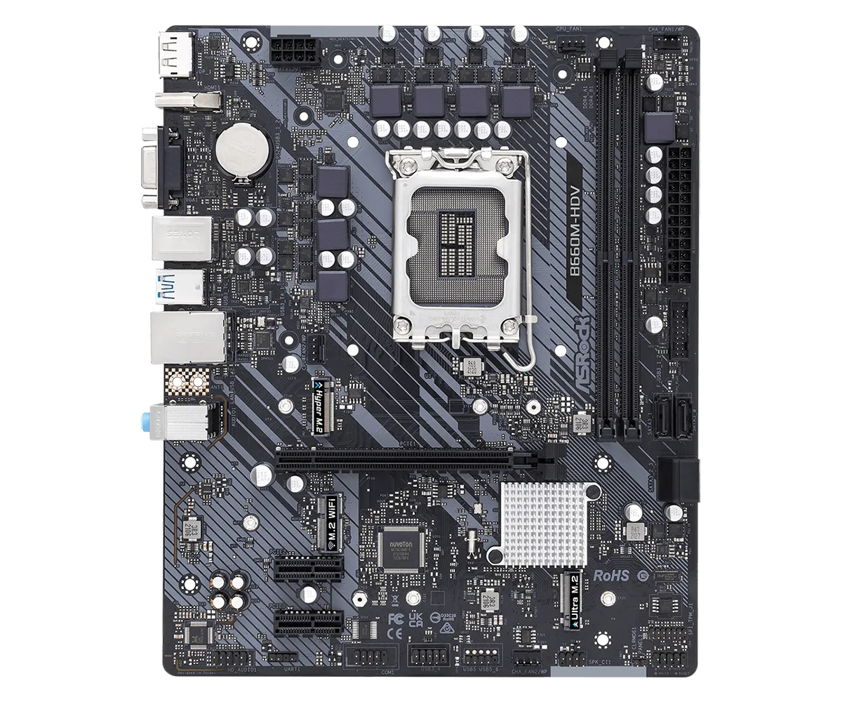 ASRock B660M-HDV DDR4 mATX - moderkort