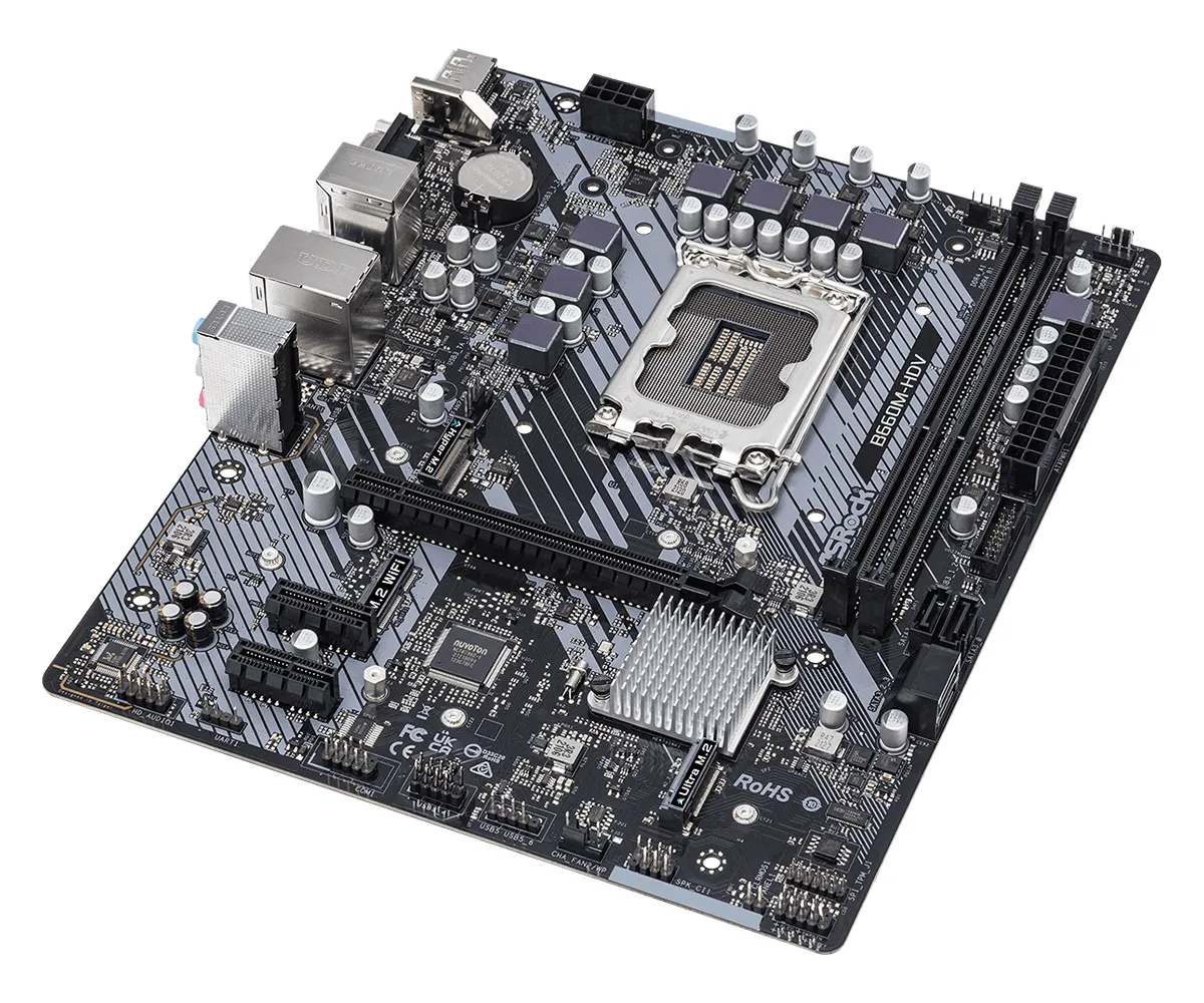 ASRock B660M-HDV DDR4 mATX - moderkort