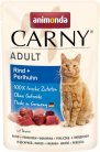 Animonda Carny Adult Beef + Guinea Fowl, Wet food for cats, 85g