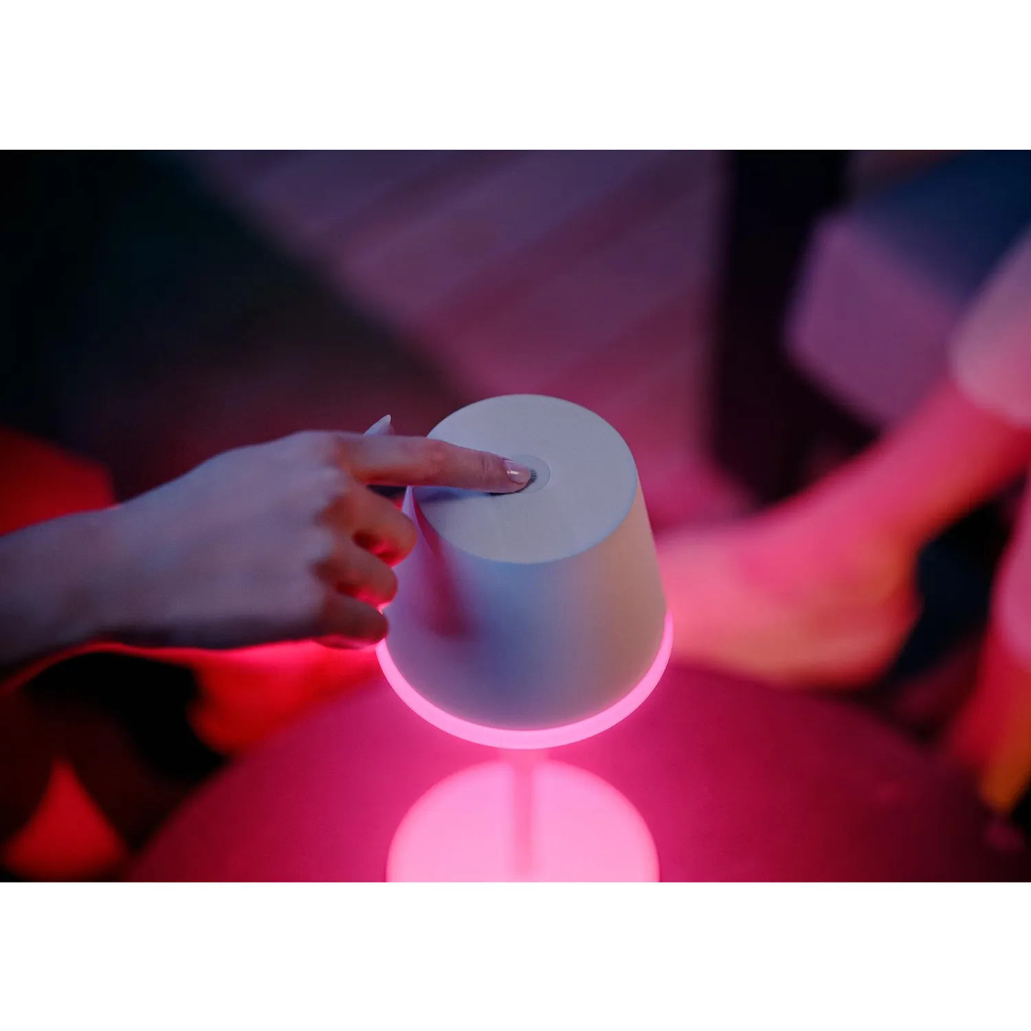 Philips Hue Go Portabel - bordslampa Vit/Salviagr&ouml;n