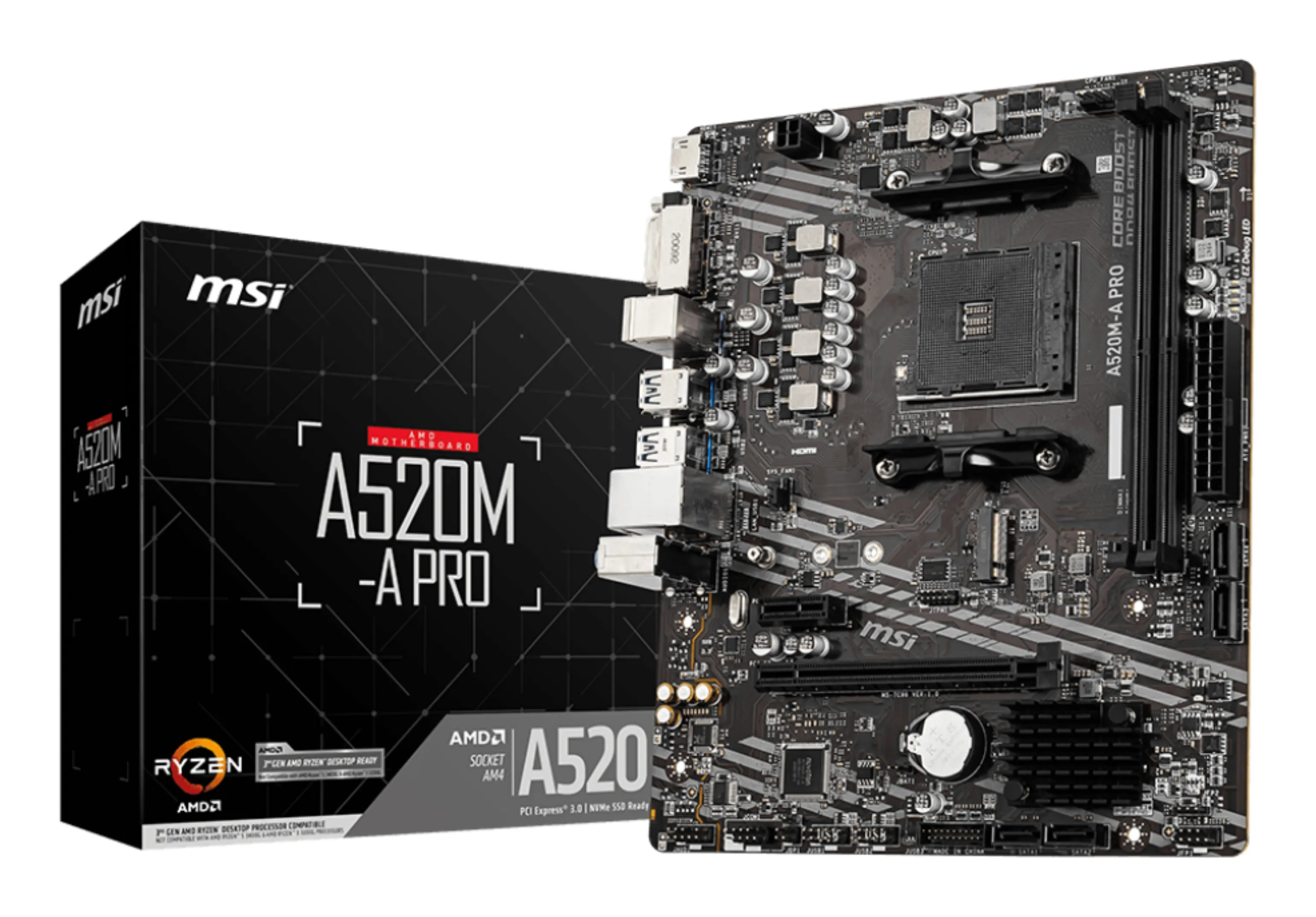 MSI A520M-A PRO mATX - motherboard
