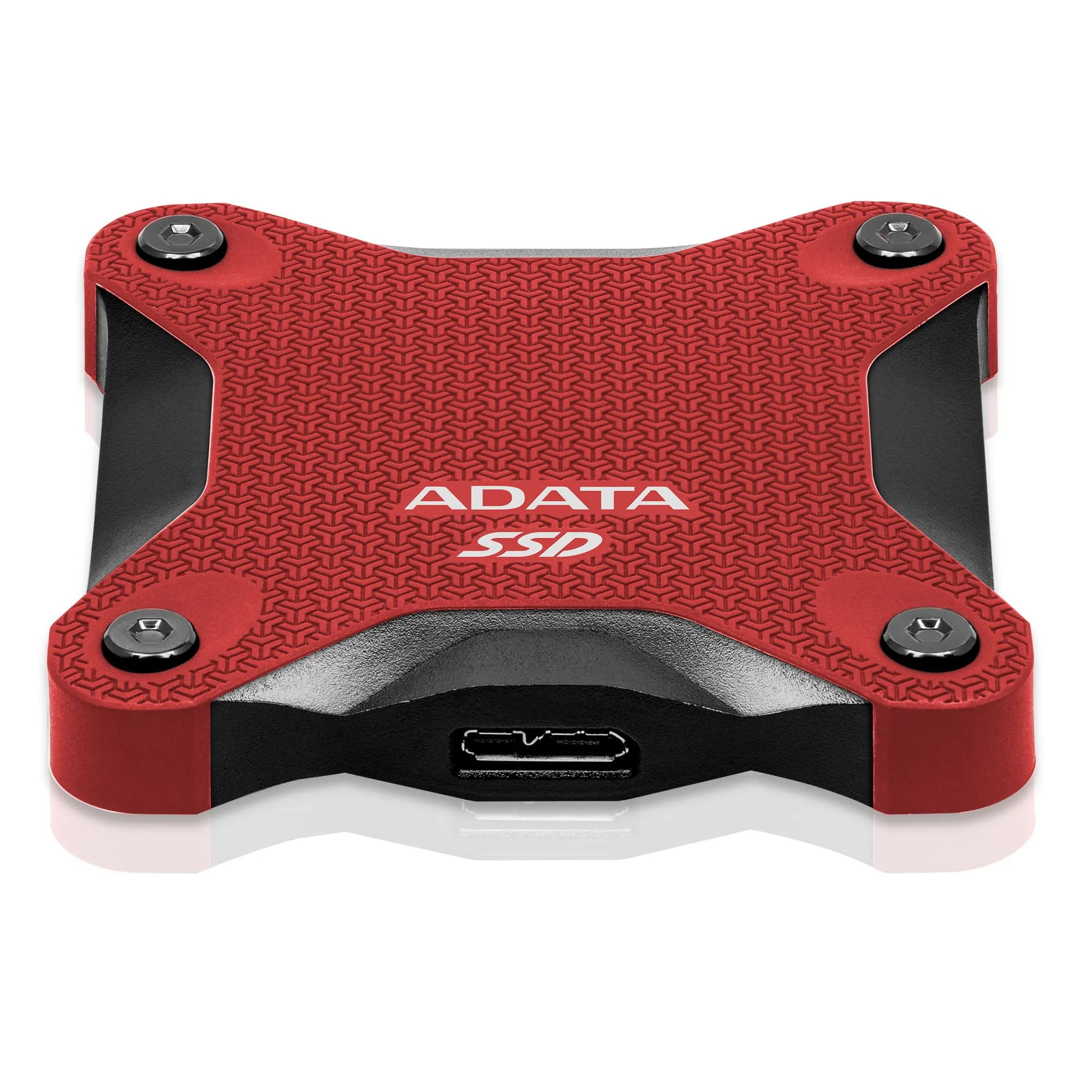 ADATA SD600Q 240 Gt Micro-USB -ulkoinen SSD, Punainen