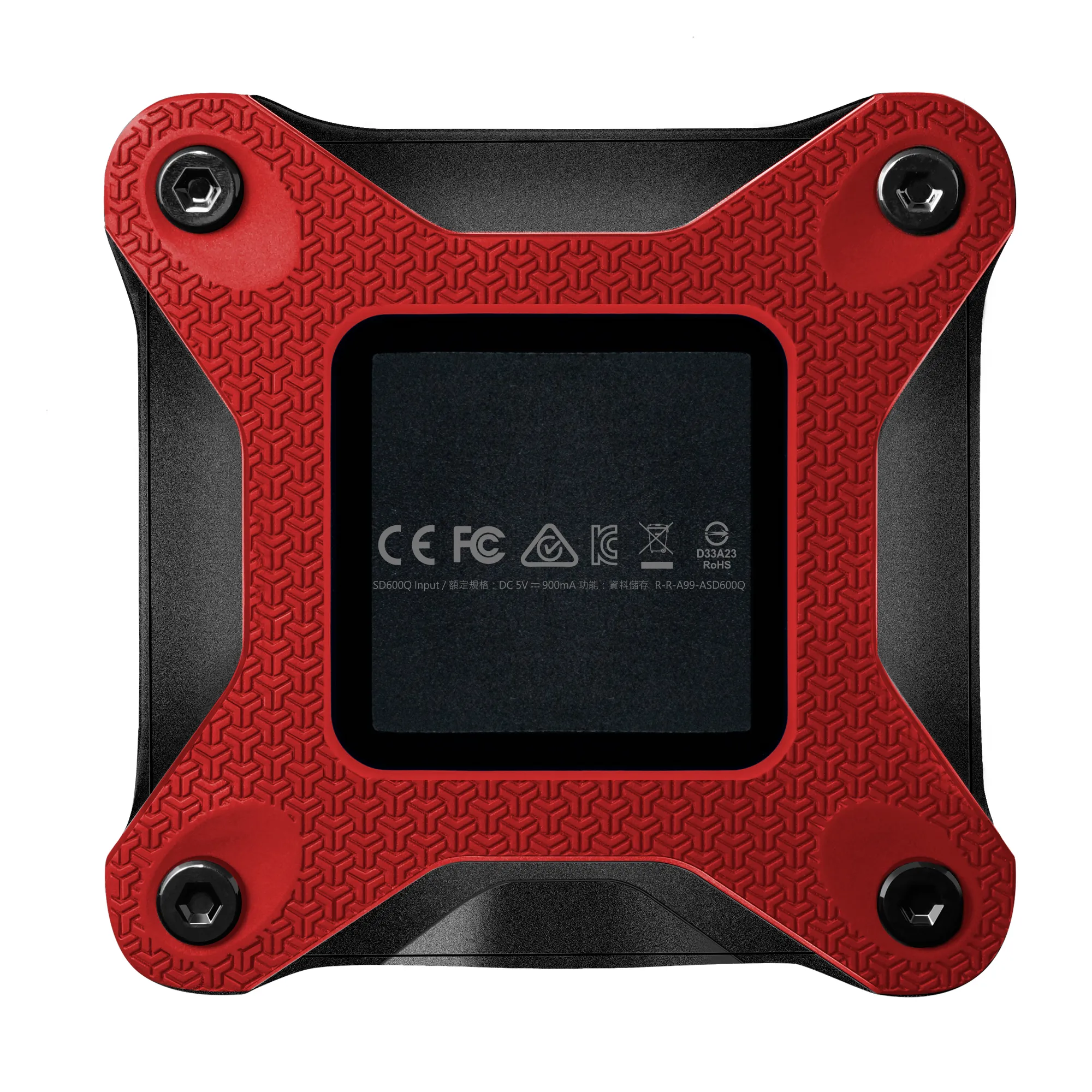 ADATA SD600Q 240 Gt Micro-USB -ulkoinen SSD, Punainen