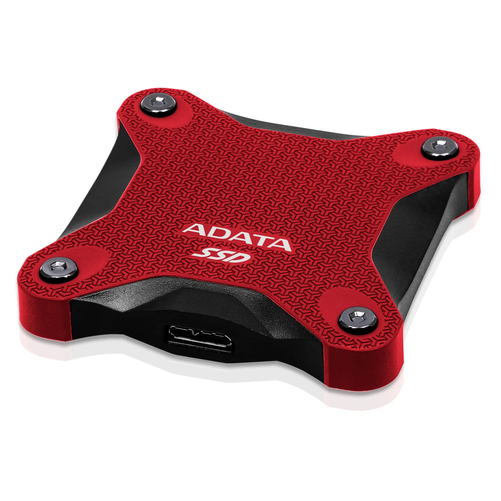 ADATA SD600Q 240 Gt Micro-USB -ulkoinen SSD, Punainen