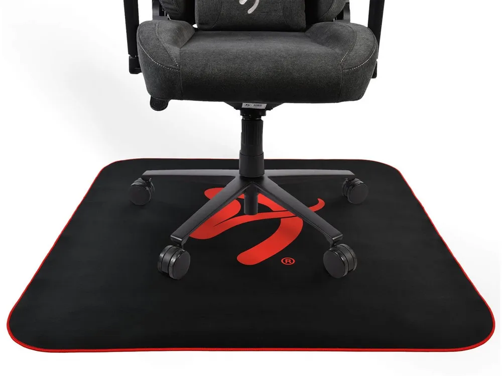 Arozzi ZONA - floor pad, black/red, 116x116cm