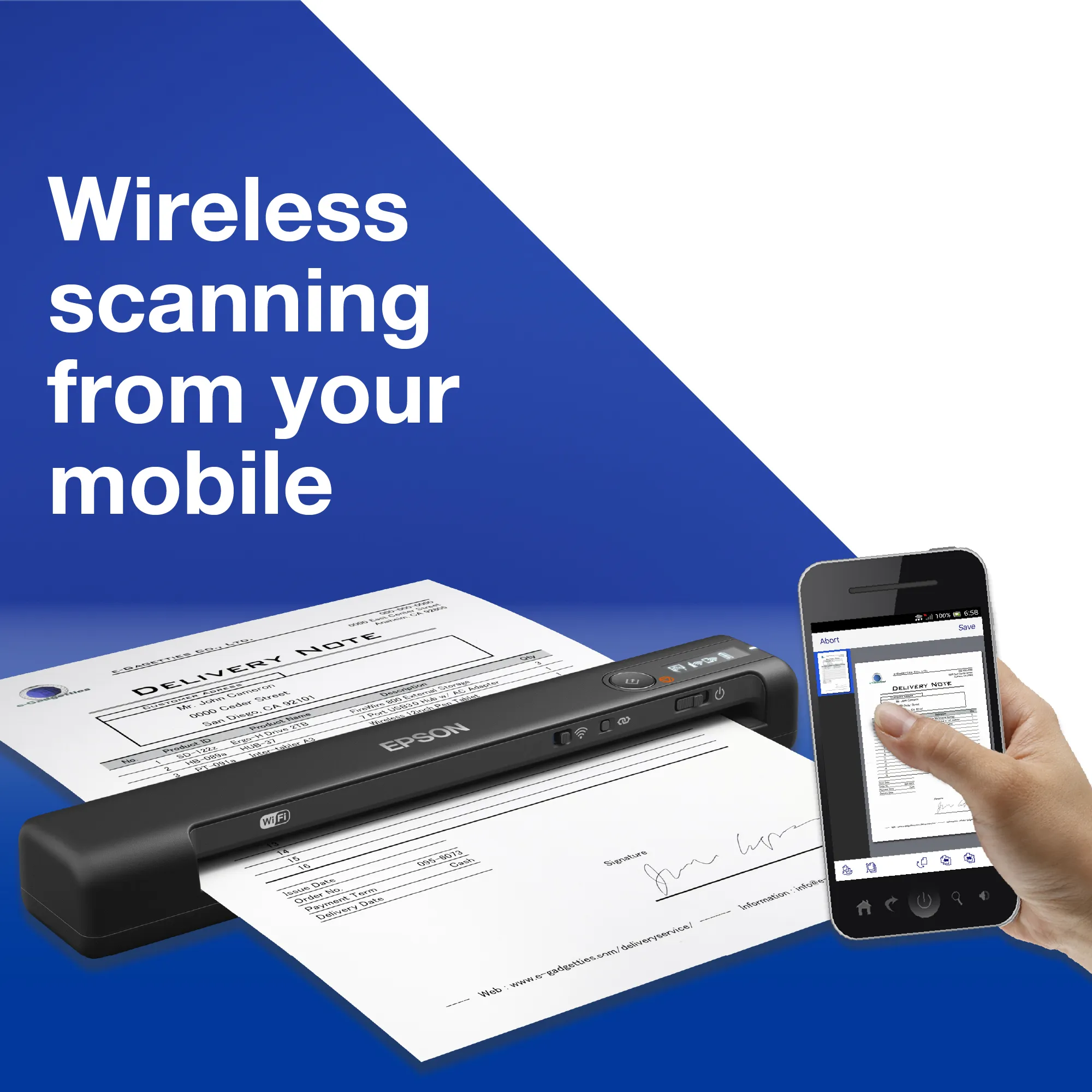EPSON WORKFORCE ES-60W